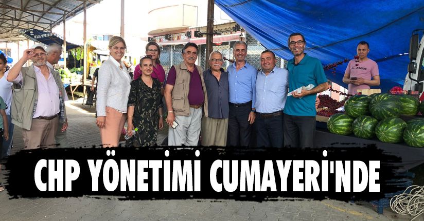 CHP Yönetimi Cumayeri'nde