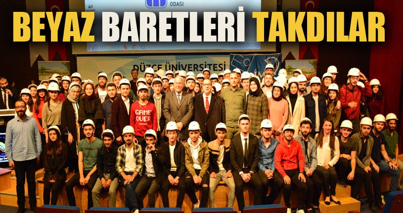 Geleceğin mühendisleri ilk baretlerini aldı