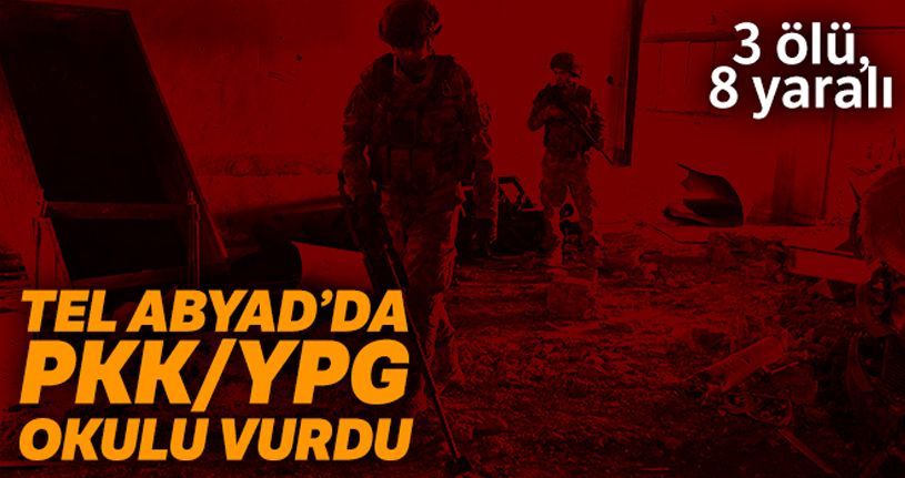 Tel Abyad'da PKK/YPG okulu vurdu