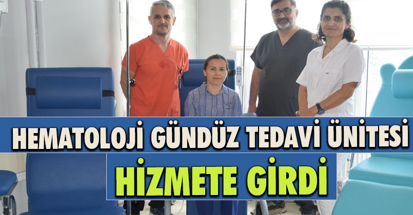 Düzce Üniversitesi Hastanesi’nde Hematoloji Günübirlik Tedavi Ünitesi Hizmete Girdi