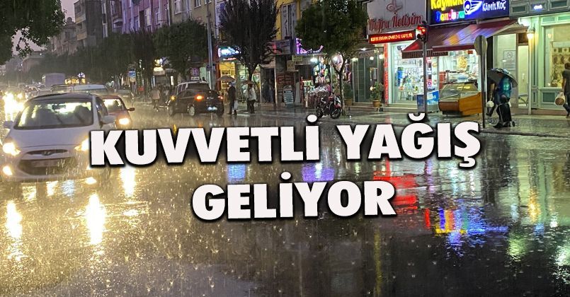 Düzce İçin Kuvvetli Yağış Uyarısı