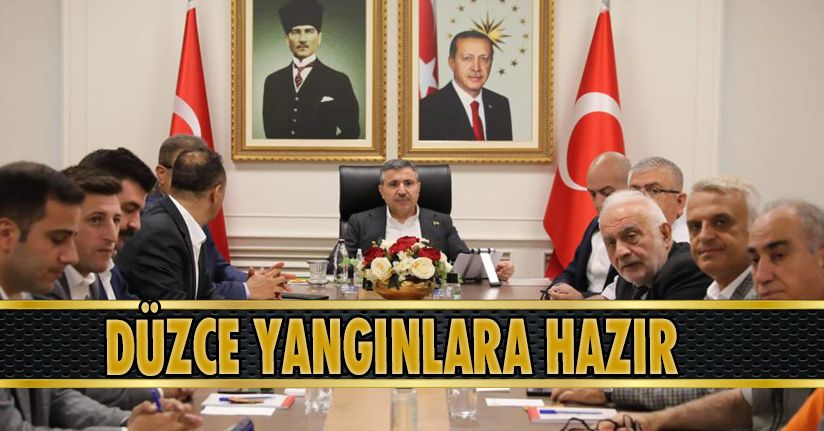 Düzce Yangınlara Hazır