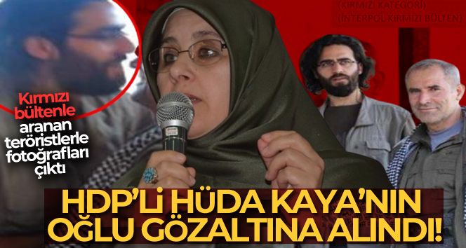 HDP'li Milletvekili Hüda Kaya'nın oğlu Çanakkale'de gözaltına alındı