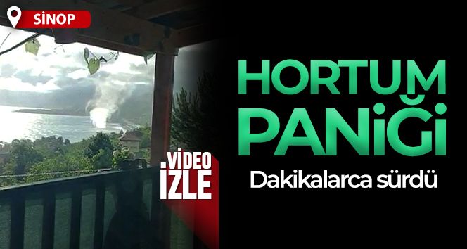 Türkeli'de hortum paniği