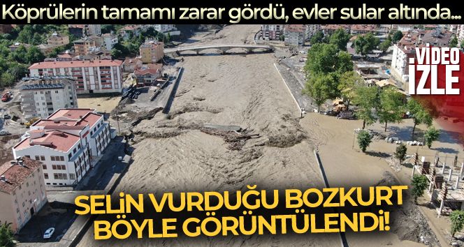 İşte selin vurduğu Bozkurt'ta son durum