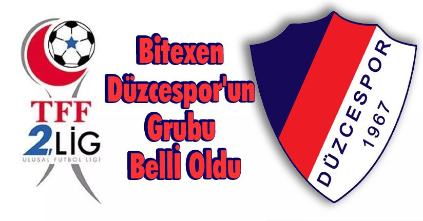 Bitexen Düzcespor'un Grubu Belli Oldu