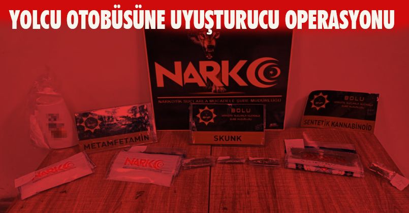 Yolcu otobüsüne uyuşturucu operasyonu: 1 gözaltı