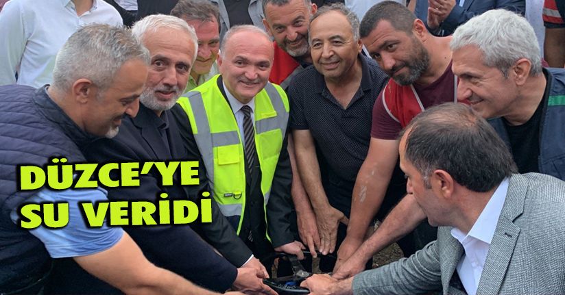 Düzce'ye Su Verildi