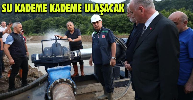 Su Kademe Kademe Ulaşacak