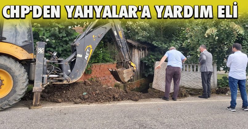 CHP'den Yahyalar'a Yardım Eli