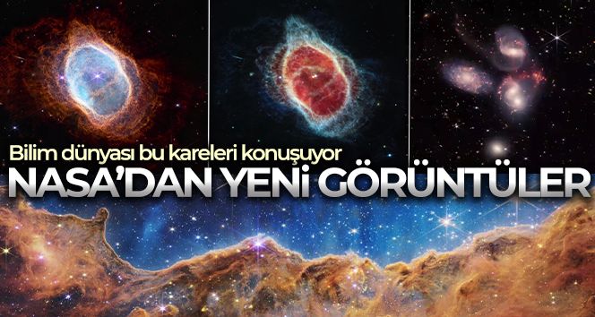 NASA, James Webb Teleskobu'nun çektiği yeni fotoğrafları paylaştı