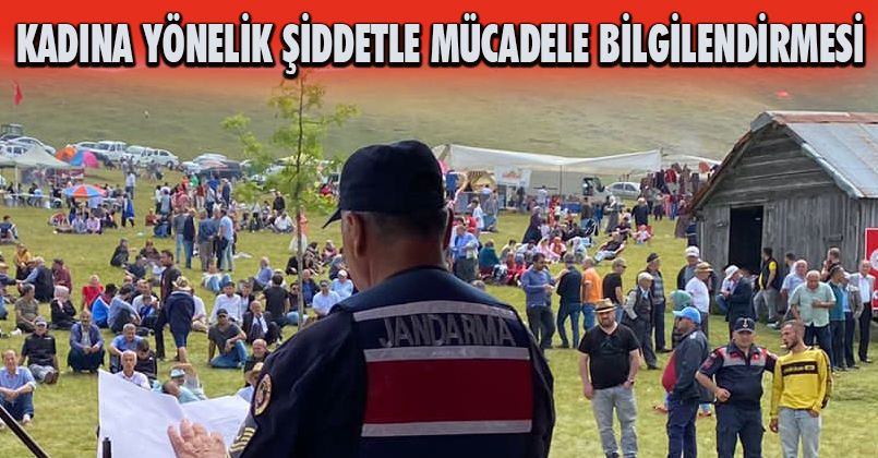 Jandarmadan yayla şenliğinde erkeklere eğitim