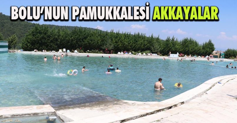Eyyam-ı bahur sıcaklarında denize gidemeyenler Akkayalar’da serinliyor