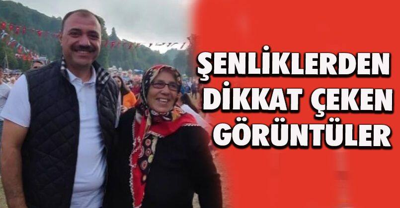 Şenliklerde dikkat çeken görüntüler