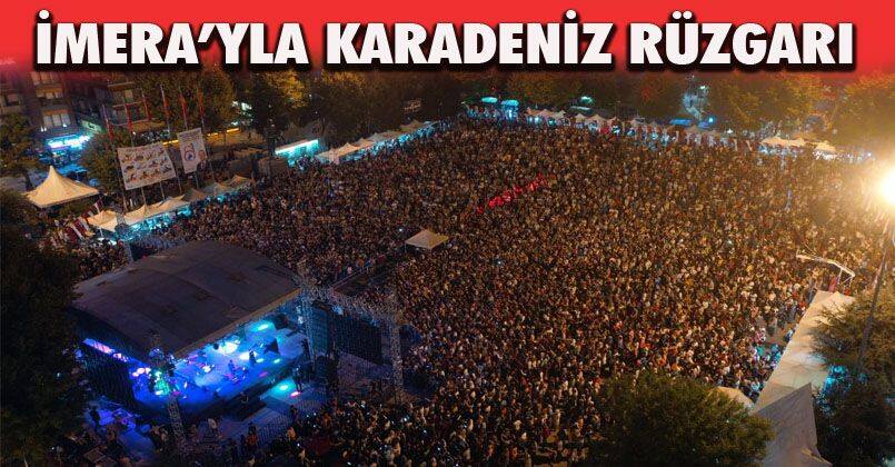 Düzcelileri sağanak bile durduramadı