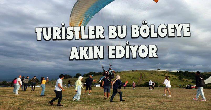 Turistler bu bölgeye akın ediyor