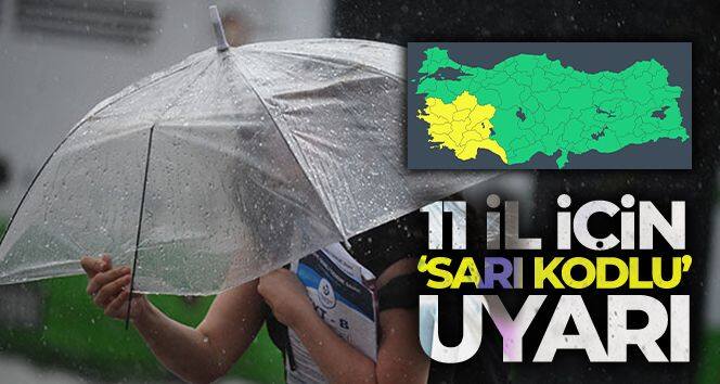 Meteoroloji uyardı! Sağanak yağış geliyor