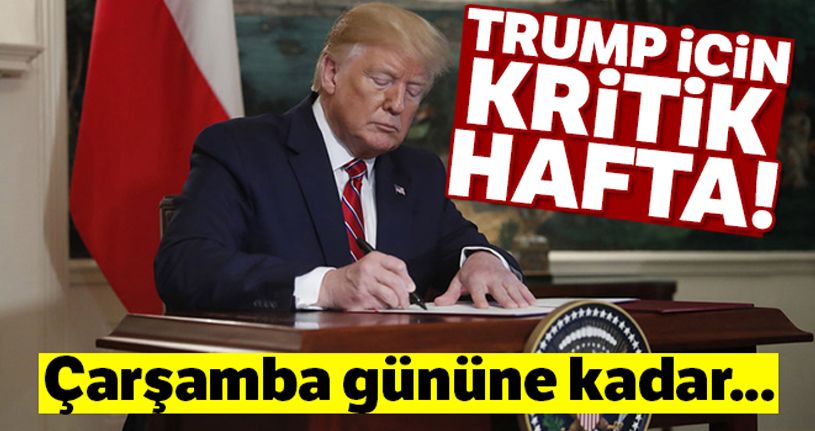 ABD Başkanı Trump için kritik hafta