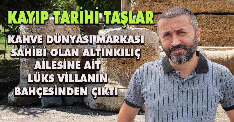 Paha biçilemez sütunlar ünlü ailenin evinden çıkmıştı, köylüler işin peşini bırakmıyor