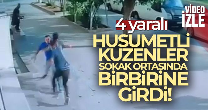 Diyarbakır'da husumetli kuzenler sokak ortasında çatıştı: 4 kişi yaralandı