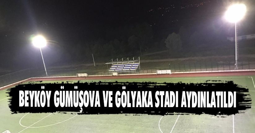 Beyköy, Gümüşova Ve Gölyaka Stadı Aydınlatıldı