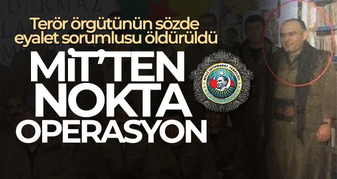 Terör örgütü PKK'nın sözde eyalet sorumlusu etkisiz hale getirildi