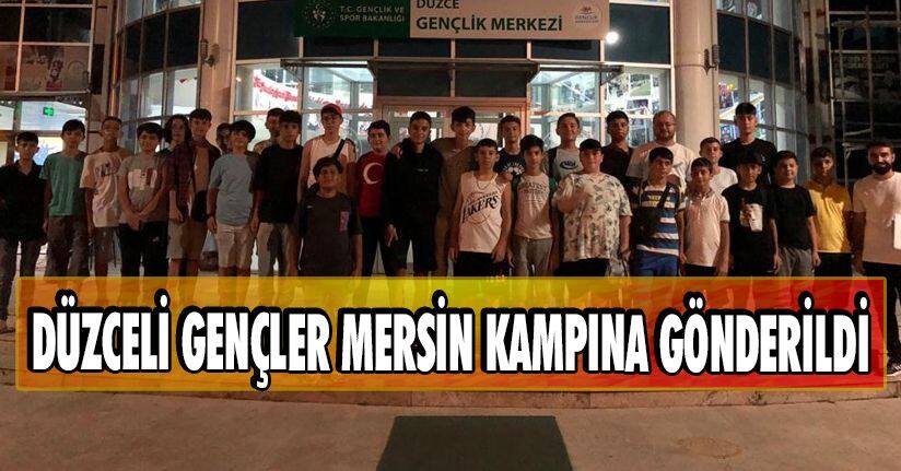 Düzceli Gençler Mersin Kampına Gönderildi