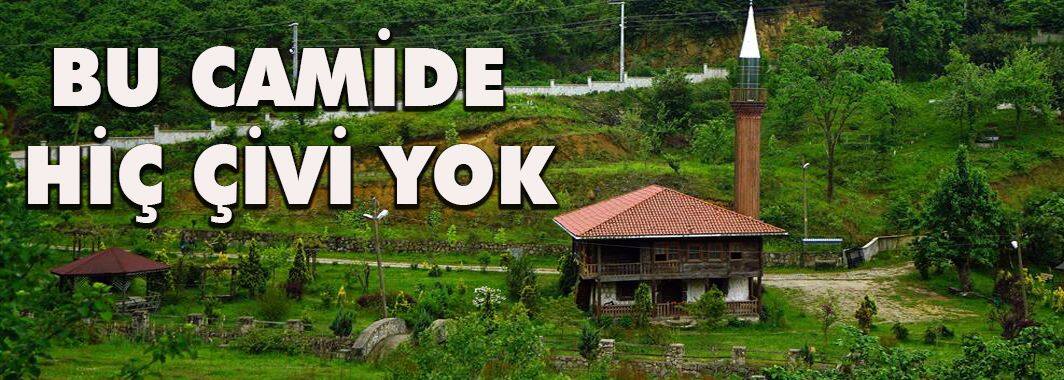 Hemşin Köyü Camisinde Hiç Çivi Yok