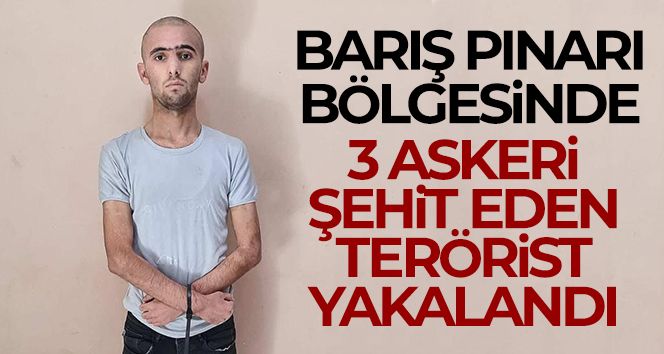 Barış Pınarı Bölgesinde 3 askeri şehit eden terörist Hüseyin Muhammed yakalandı