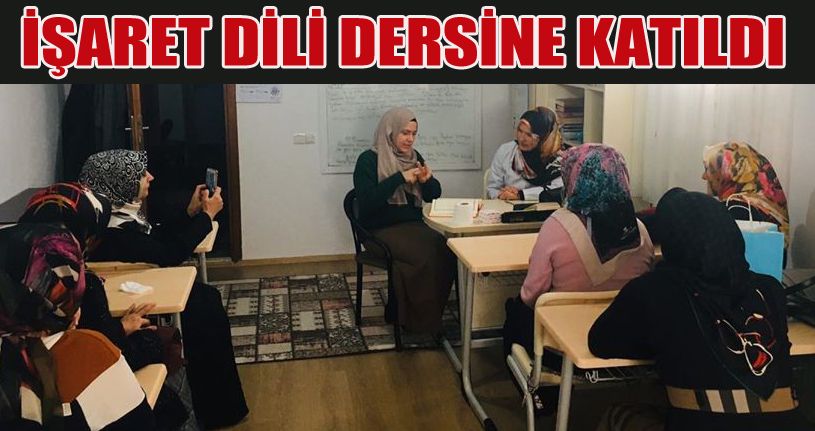 Derya Topalcık engelli öğrencileri ziyaret etti