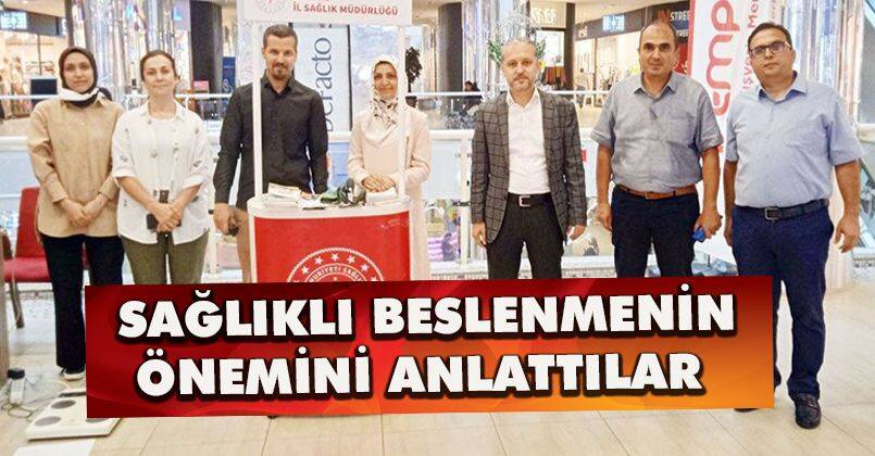 Sağlıklı Beslenmenin Önemini Anlattılar