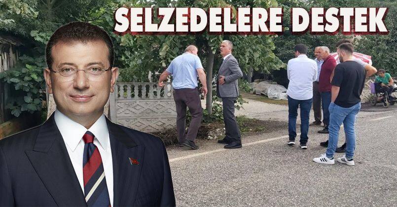 Ekrem İmamoğlu'ndan Selzedelere Beyaz Eşya Desteği