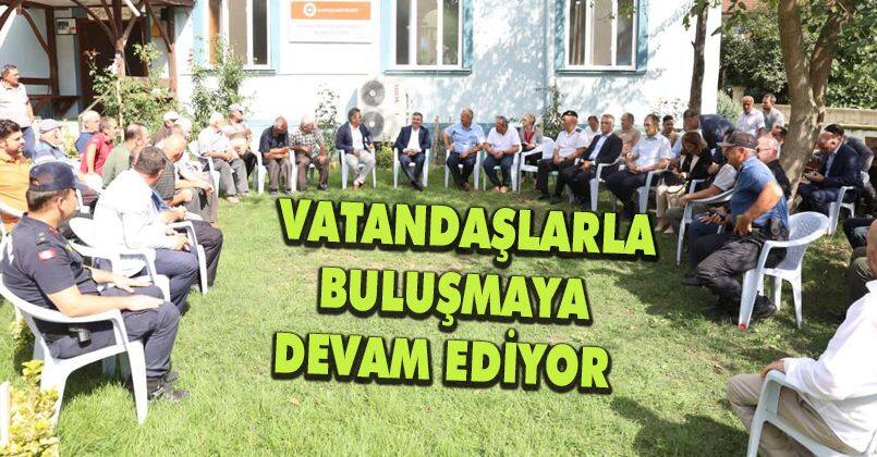 Vali Cevdet Atay Vatandaşlarla Buluşmaya Devam Ediyor