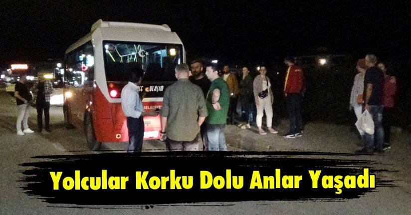 Halk Otobüsüne Silahlı Saldırı Anı Araç Kameralarınca An Ve An Kaydedildi