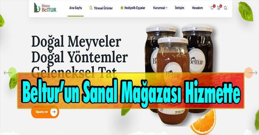 Beltur’un Sanal Mağazası Hizmette