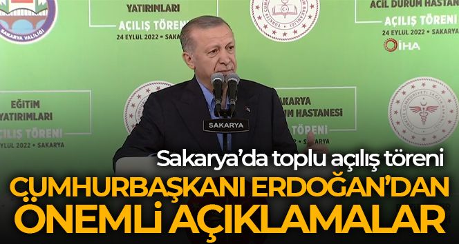 Cumhurbaşkanı Erdoğan: 'Bay Kemal, Sakarya'nın nerede olduğunu bilmiyor, yolları karıştırmış'