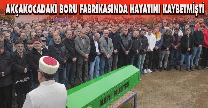 İş kazasında hayatını kaybeden genç toprağa verildi