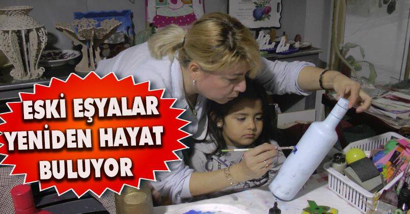Pandemide kurulan küçük atölyeden geri dönüşüme büyük destek