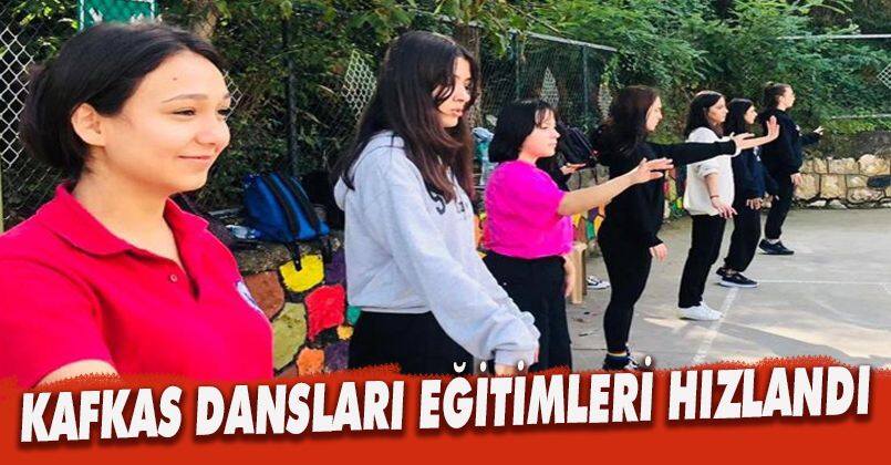 Kafkas dansları eğitimleri hızlandı