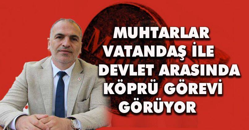 TDP İl Başkanı Sezgin Aktaş'tan Muhtarlar Günü Mesajı