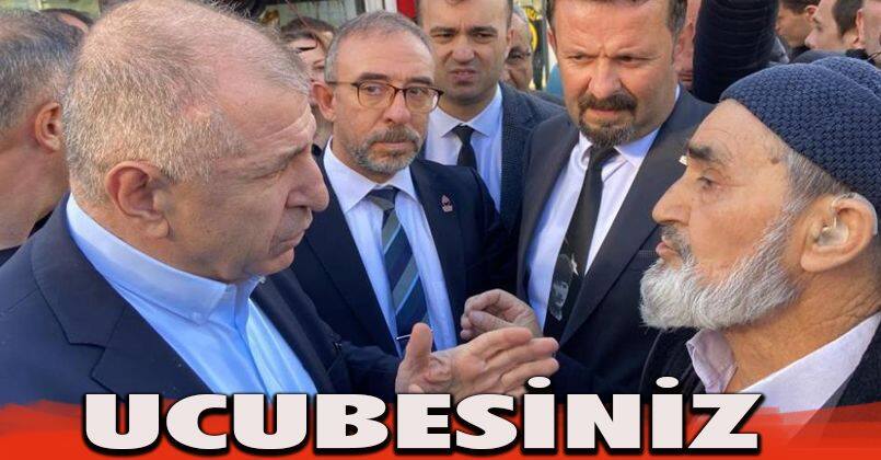 Ümit Özdağ'a vatandaştan sert tepki