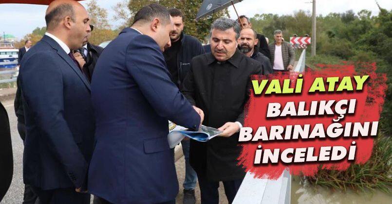 Balıkçı barınağında yapılan çalışmalar incelendi