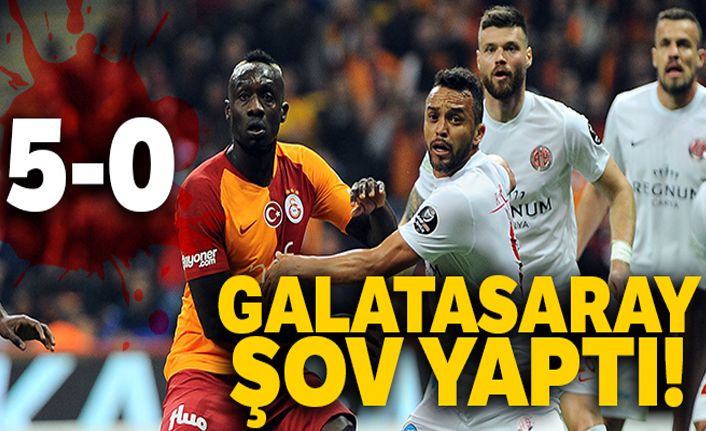 Galatasaray 5 - 0 Antalyaspor