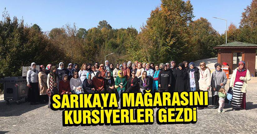 Kursiyerler mağara gezisinde buluştu