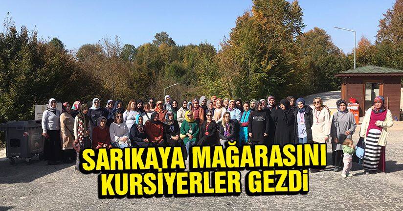 Kursiyerler mağara gezisinde buluştu