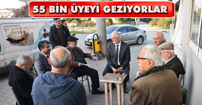 55 bin üyeyi geziyorlar