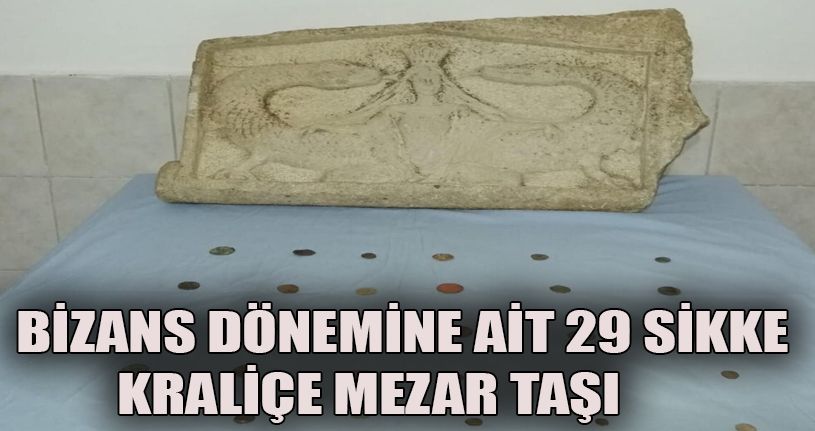 Bizans dönemine ait 30 parça tarihi eser ele geçirildi