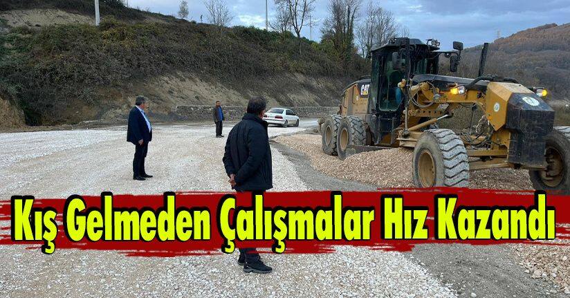 Kış Gelmeden Çalışmalar Hız Kazandı