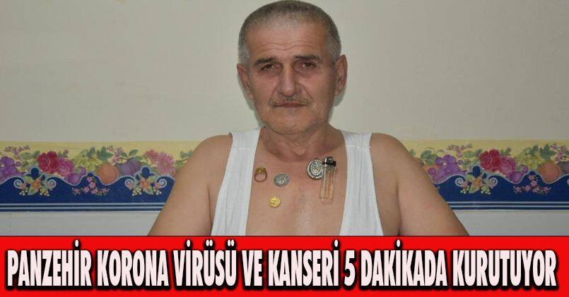 Elimde bulunan panzehir korona virüsü ve kanseri 5 dakikada kurutuyor