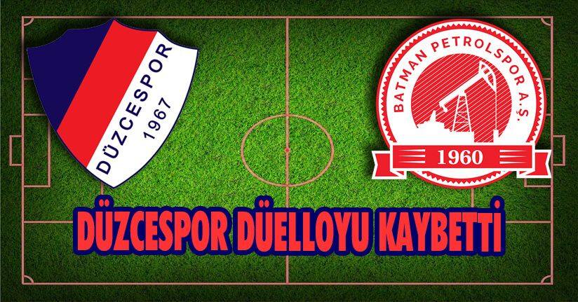 Düzcespor Düelloyu Kaybetti